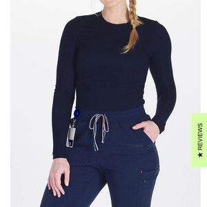 DOLAN black long sleeve underscrub shirts (2 for 10)